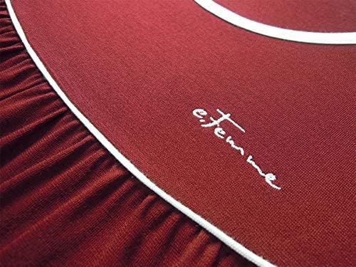 e.Femme® Damen Schlafanzug Nicole II 945, 50% Baumwolle und 50% Modal 36 Bordeaux, 36 Bordeaux