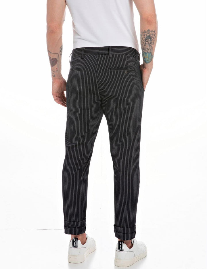 Replay Herren Hose mit Stretch 27W / 30L Blue 020, 27W / 30L Blue 020
