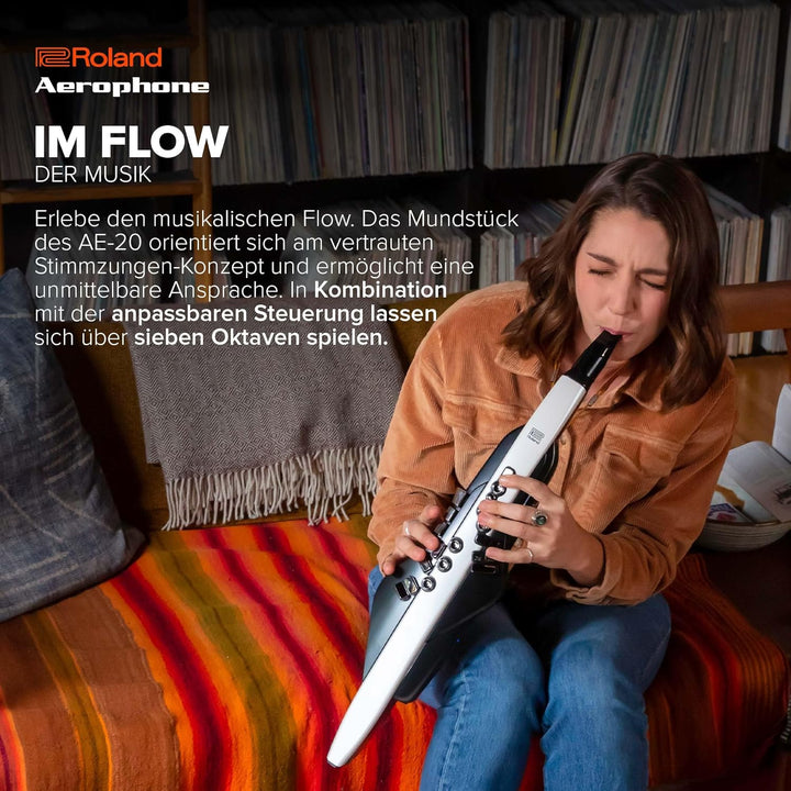 Roland Aerophone AE-20 Digitales Blasinstrument Schwarz
