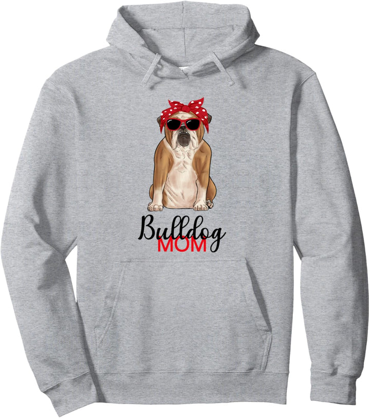 Bulldoggen Pulli English Bulldog Mom Bulldoggen Mama Pullover Hoodie