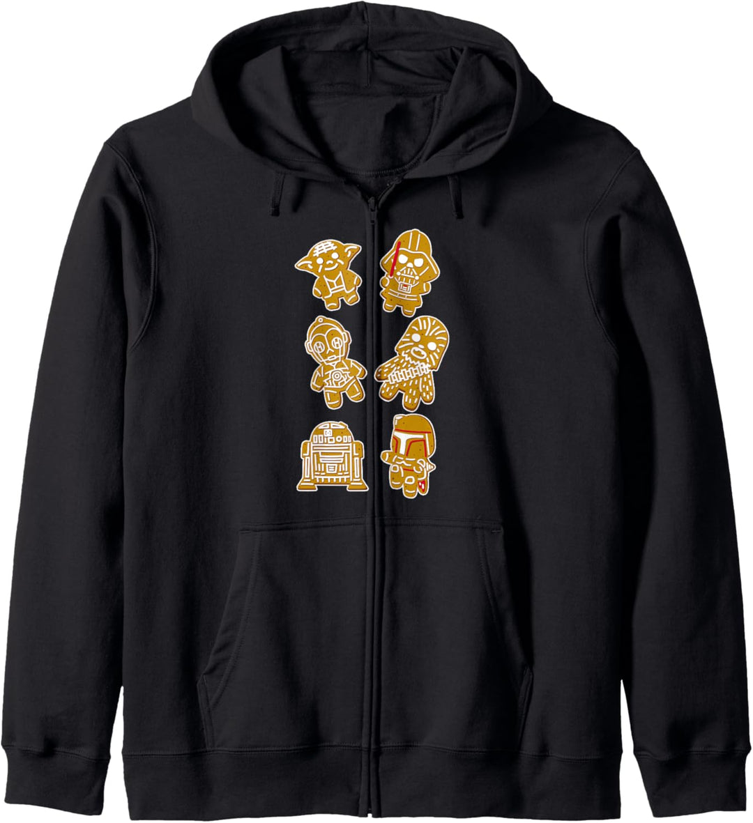 Star Wars Ginger Cookie Character Collage Kapuzenjacke