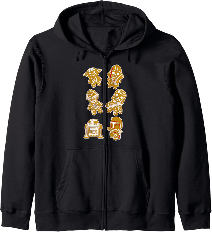 Star Wars Ginger Cookie Character Collage Kapuzenjacke