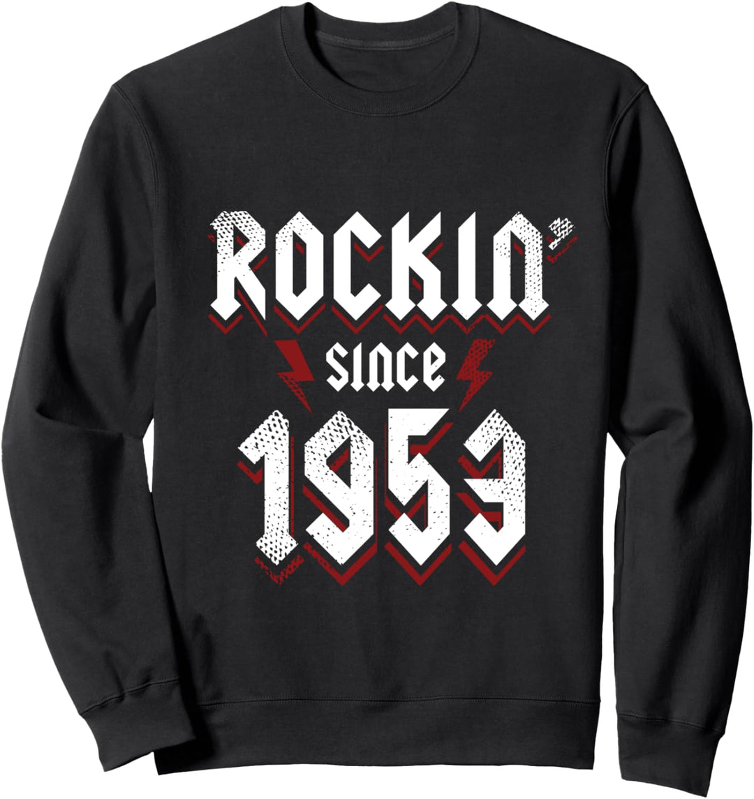 Rockin Since 1953 70 Jahre alte Rockmusik 70. Geburtstag Sweatshirt