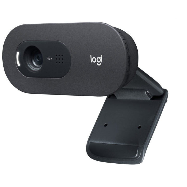 Logitech C505 HD Webcam, 720p externe USB Kamera für den Computer-Bildschirm mit Langstreckenmikrofo