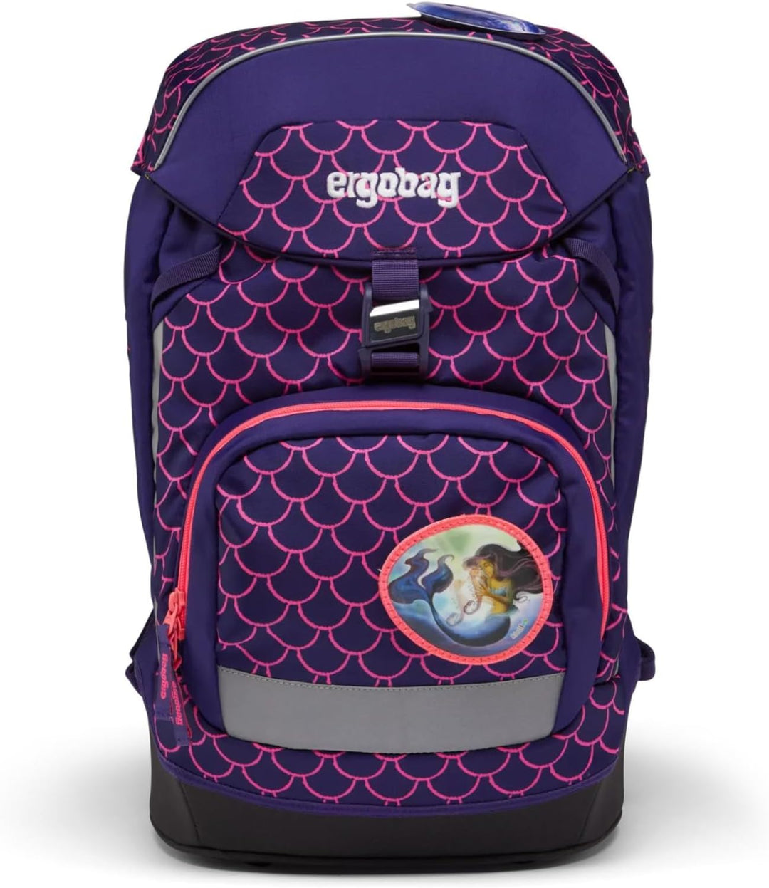 ergobag Prime Pearl DiveBear Rucksack, Unisex, Jugend, mehrfarbig (mehrfarbig), Einheitsgrösse