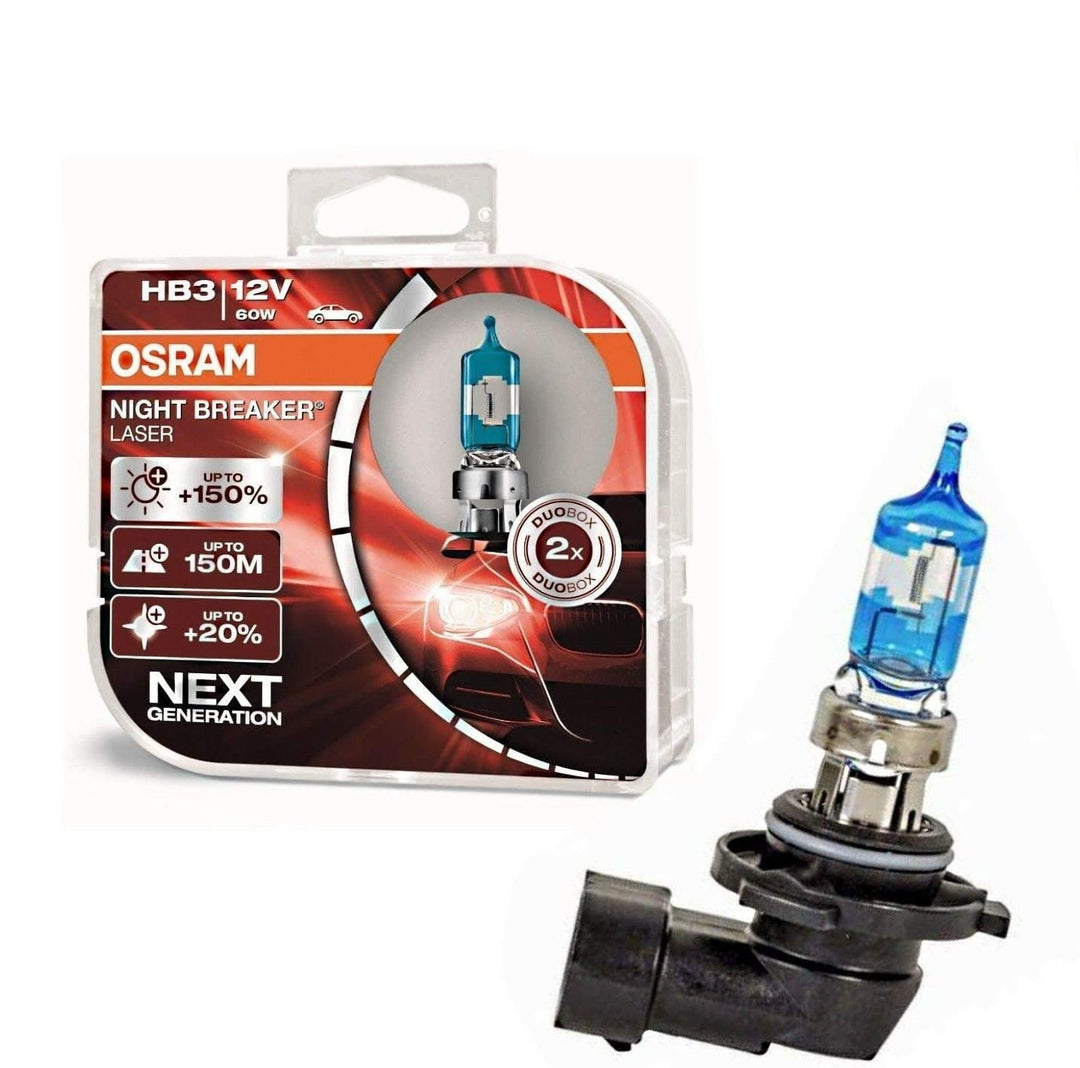 2x Osra.m HB3 60W 12V Night Breaker Laser +150% Next Generation 9005NL-HCB hell Weiss Ersatz Halogen