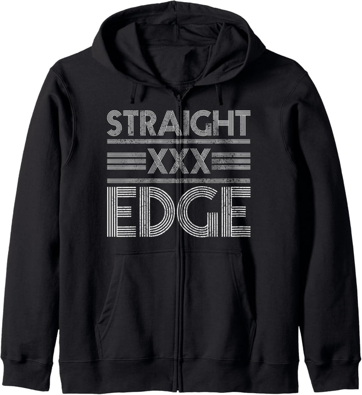 Straight Edge Kapuzenjacke