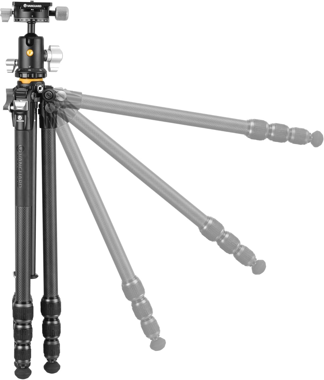 VEO 5 264CB160S - Carbonstativ, Kugelkopf mit Doppelachsensystem - Traglast 15 kg