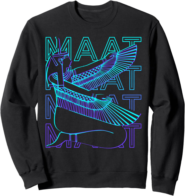 Maat Ägyptische Göttin Ägyptische Mythologie Antikes Ägypten Retro Sweatshirt