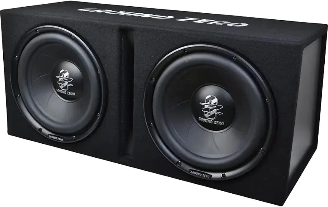 Ground Zero GZIB 2.30BR - 2 x 30 cm Passiv Subwoofer mit 1400 Watt (RMS: 700 Watt)