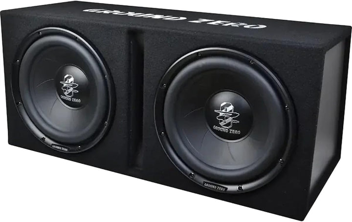 Ground Zero GZIB 2.30BR - 2 x 30 cm Passiv Subwoofer mit 1400 Watt (RMS: 700 Watt)