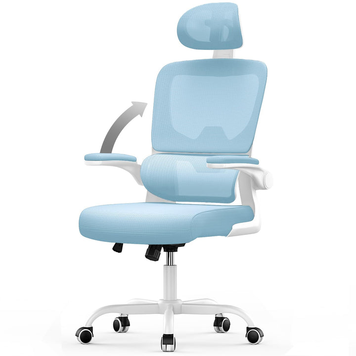rattantree Bürostuhl Ergonomisch, Bürostühle mit C-förmiger Lordosenstütze,Office Chair Verstellbare