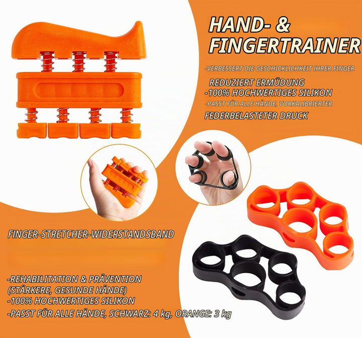 Handtrainer Unterarmtrainer Fingerhantel Unterarm training 10er Pack, Armtrainer, Lippenform Hand Gr
