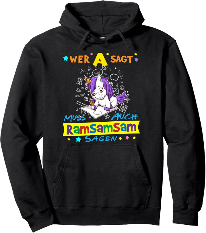 Wer A Sagt Muss Auch Ramsamsam Sagen Kita Erzieher Pullover Hoodie