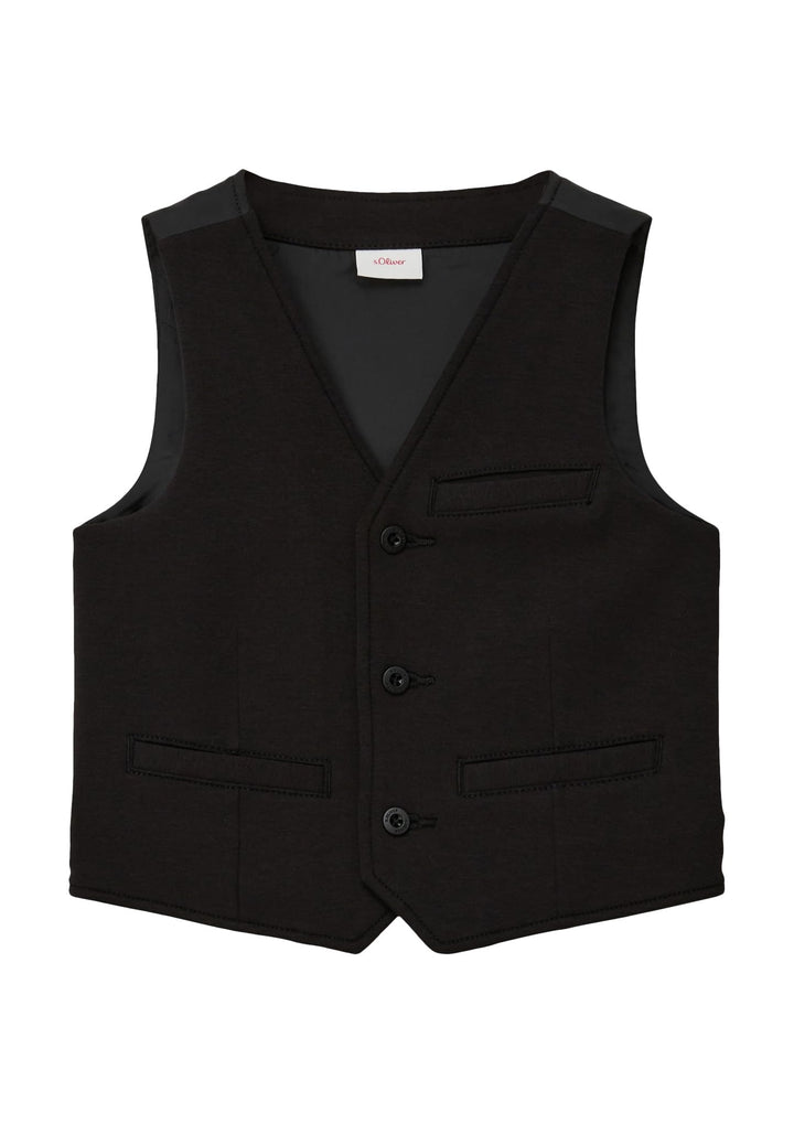 Festliche Weste aus Jersey 110 Schwarz, 110 Schwarz
