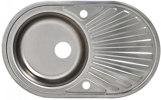Campingspüle 78 x 48 cm 1 Becken auch geiegnet für Boote Wohnmobile Caravan Edelstahl Spüle von Keto