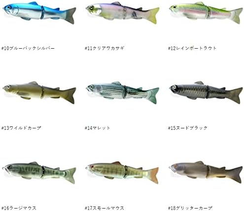 Silent Swimmer 250 Swimbait by Deps Flash Carp, Flash Carp