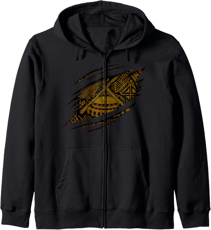 Ripped Samoan Seal T-Shirt – Vintage Samoa Shirt Kapuzenjacke
