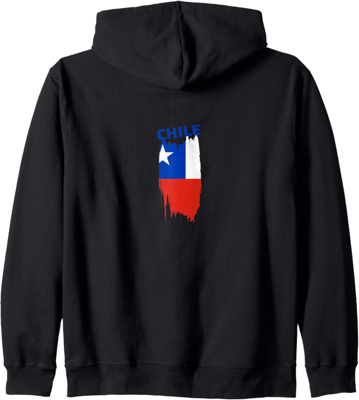 Flagge Chile Kapuzenjacke