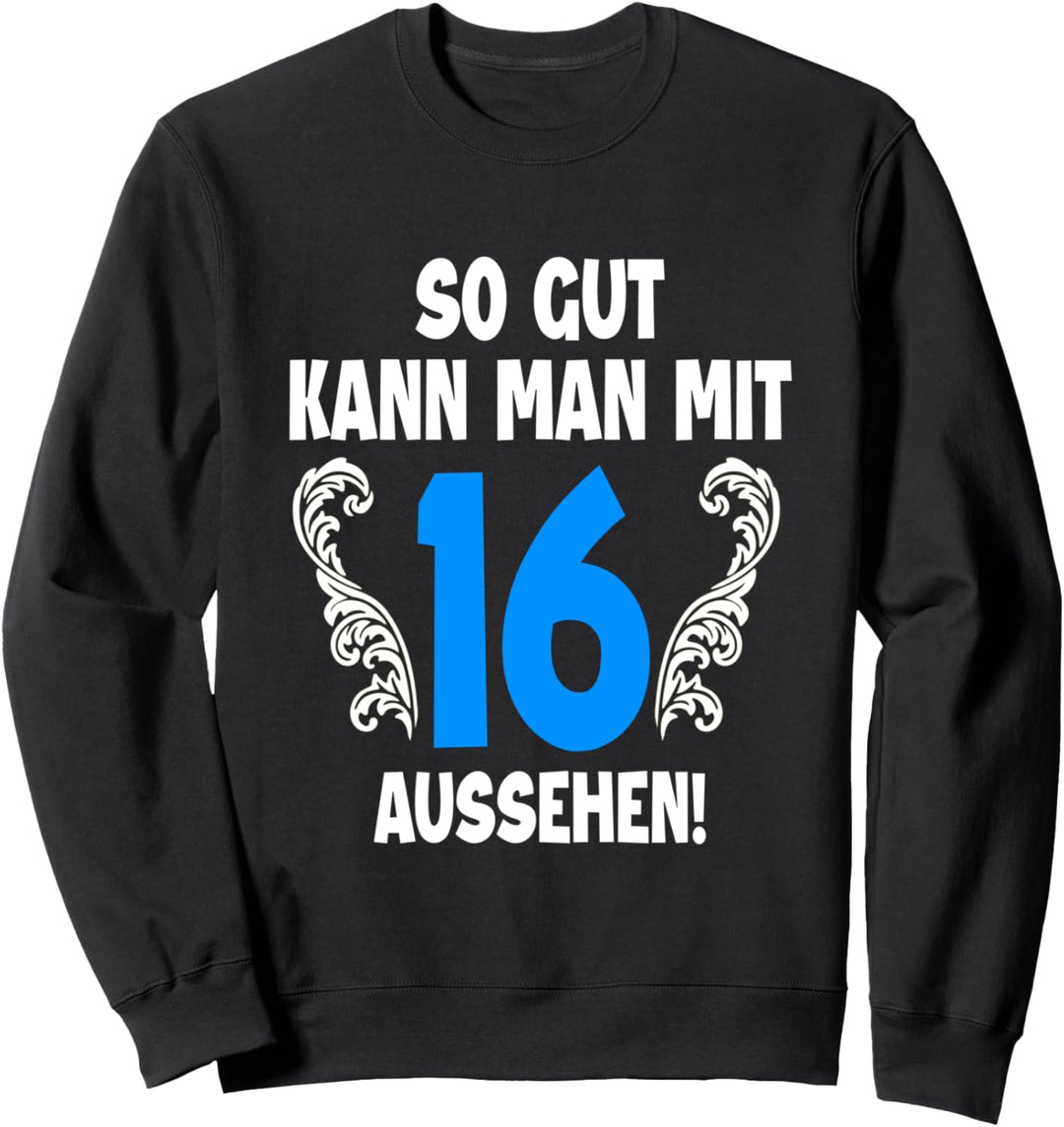 16 Jahre Tshirt Männer Jahrgang 2006 Geboren 16. Geburtstag Sweatshirt