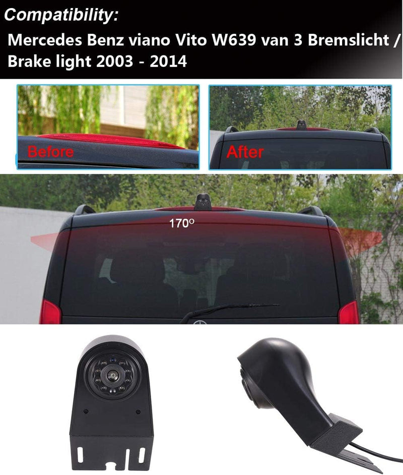 Bremsleuchte Vans 3rd Auto Rückfahrkamera für Mercedes Benz Viano Vito W639 Van 3 Brake Light 2003-2