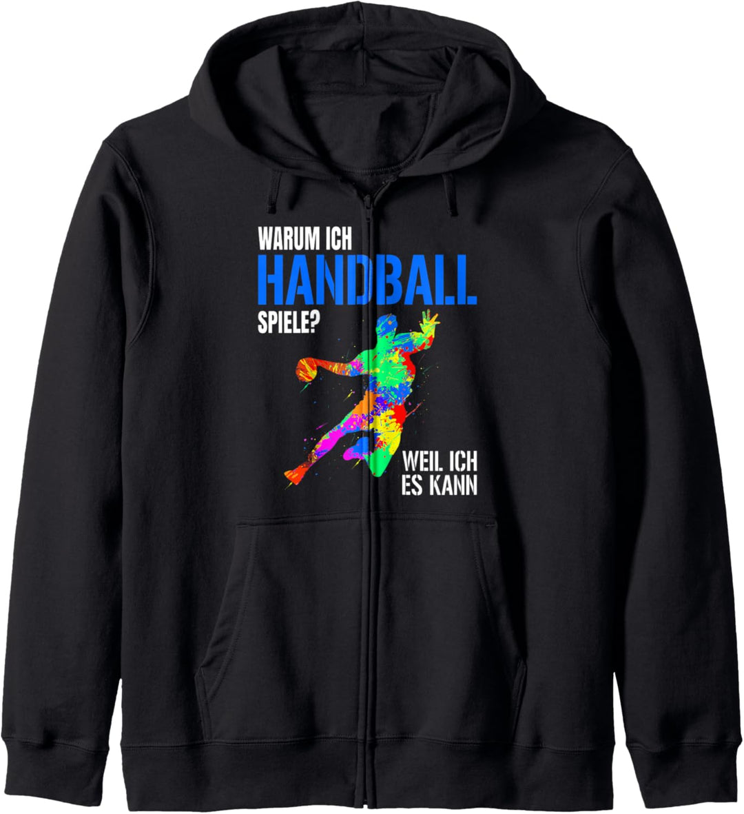 Handball Spieler Designs für Männer Frauen und Handball Fans Kapuzenjacke