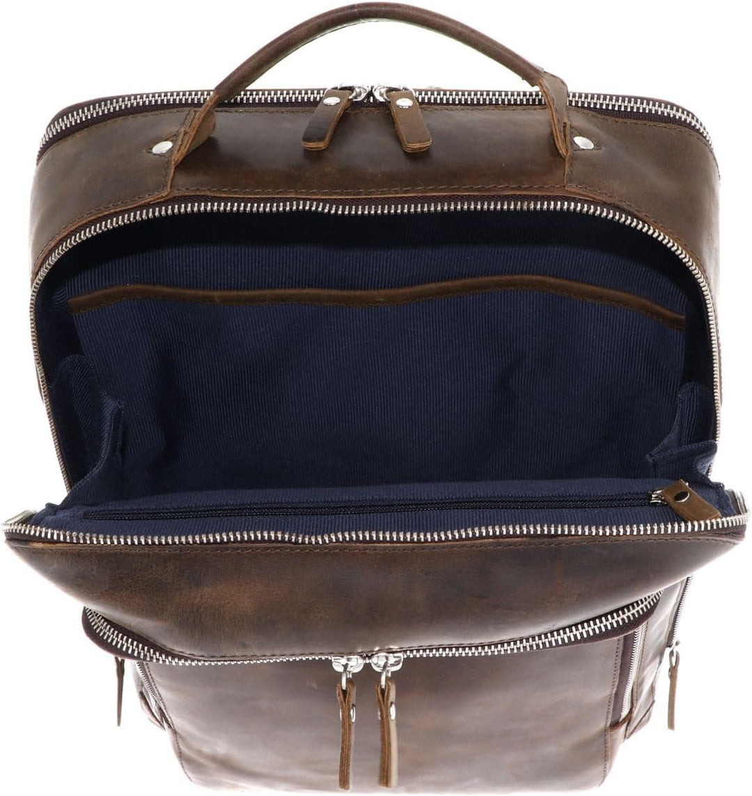 Leonhard Heyden Salisbury Business - Rucksack 12" 41 cm braun