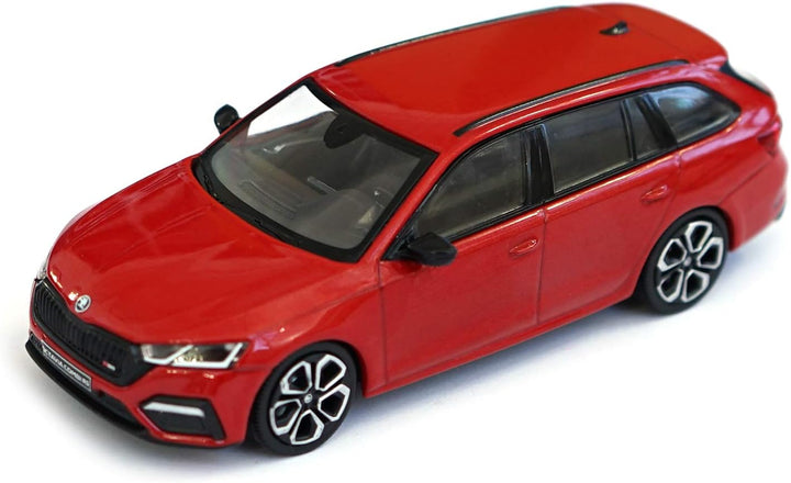 Skoda 5E7099300AF3P Modellauto Octavia 4 Combi RS 1:43 Miniatur, rot