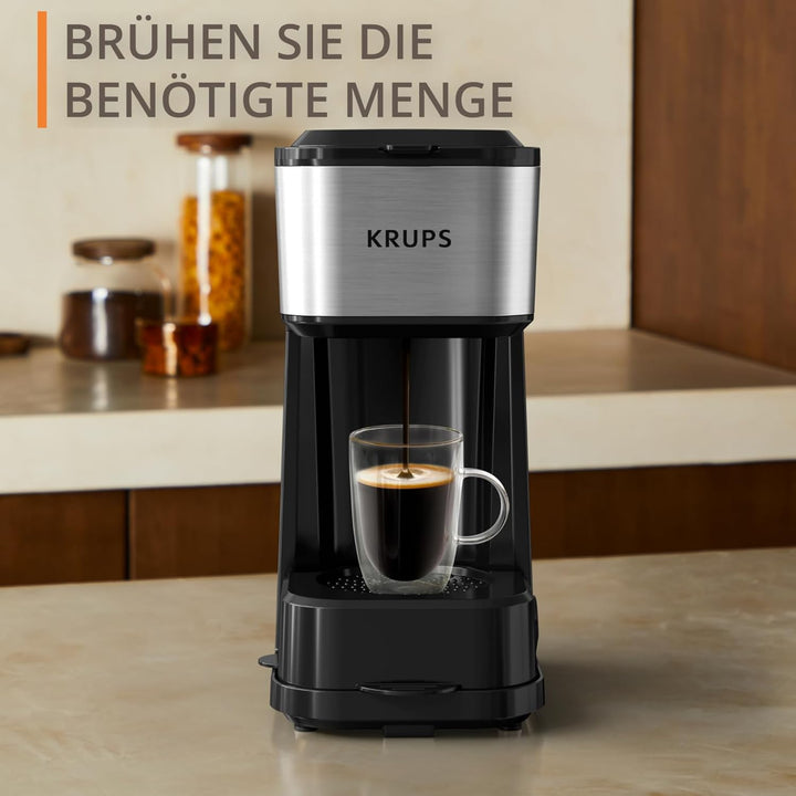 Krups Simply Brew Kaffeebereiter mit Filter 3 in 1, 3 Brühoptionen, amerikanischer Kaffee, hitzebest