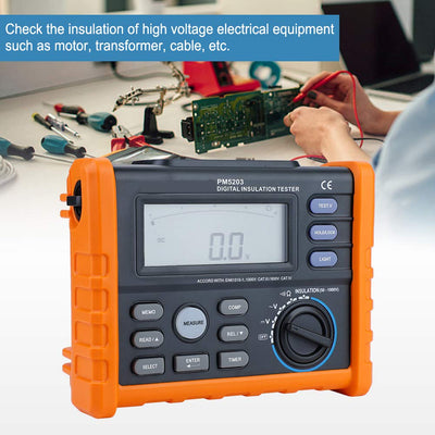 Isolationswiderstandsprüfer MS5203 Digital- und Analoganzeige 50-1000 V Isolationswiderstandsprüfger