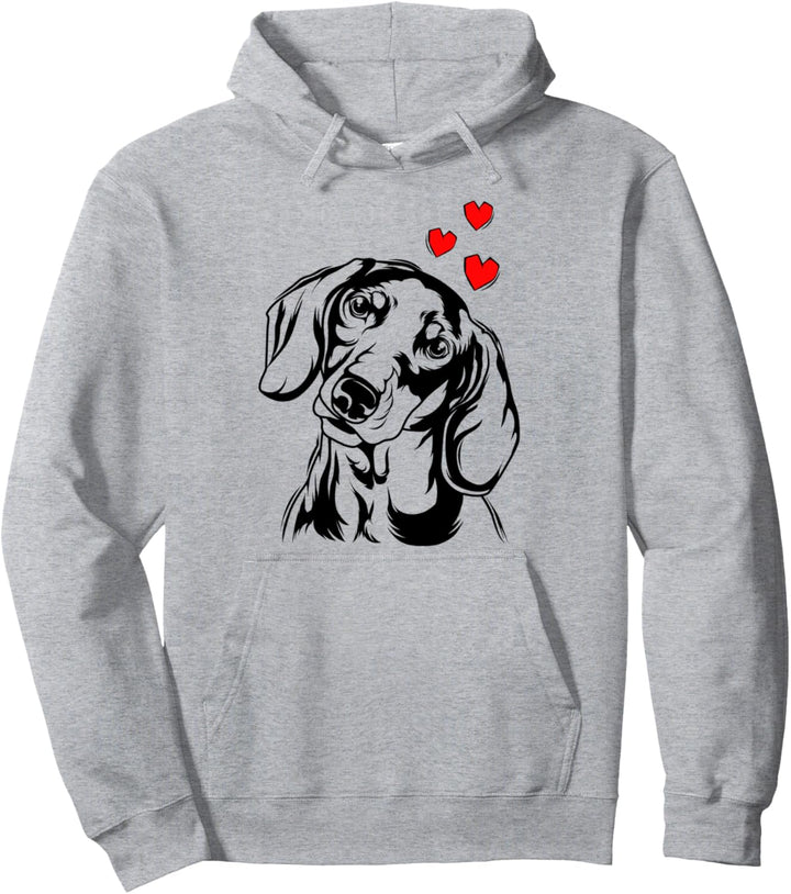 Dackel Liebe Dachshund Hunde Frauchen Geschenkidee Pullover Hoodie