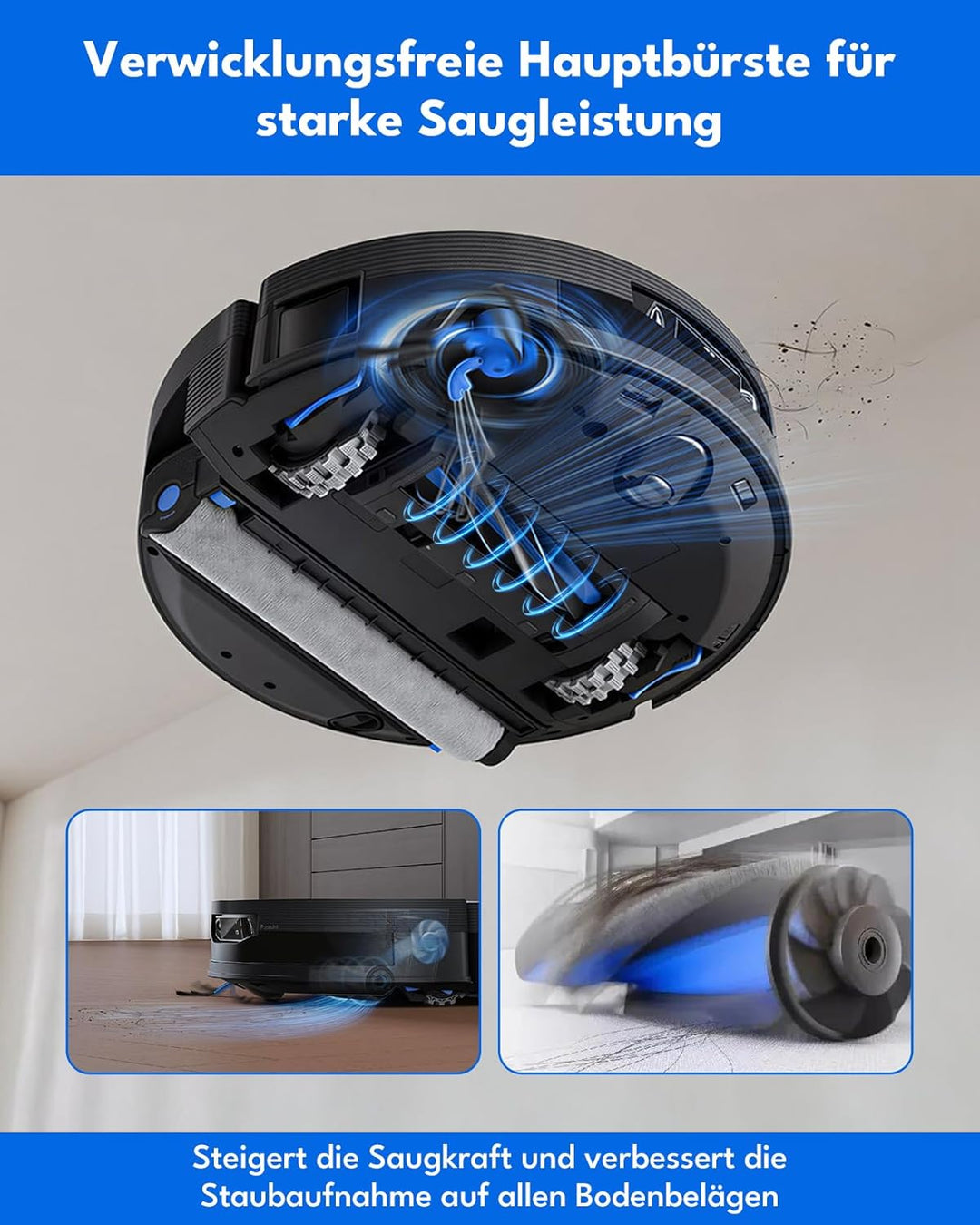 X12 OmniCyclone Zubehör für ECOVACS Deebot X12/T90 Pro Omni, 20 Stück Zubehörset : 1 Hauptbürste,4 R