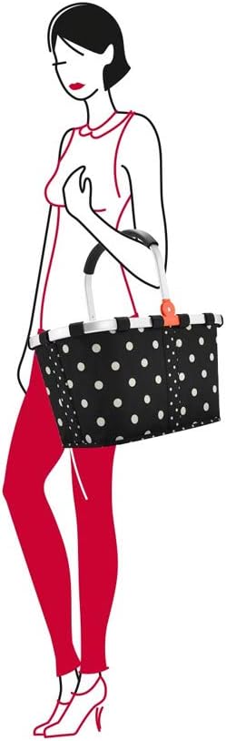 reisenthel Angebot Einkaufskorb carrybag Plus passendes Cover Sichtschutz Abdeckung (Mixed Dots)