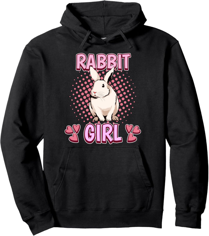Mädchen Rabbit Girl Kaninchen Pullover Hoodie