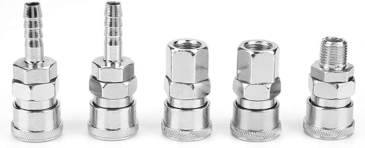 Luftanschluss, 18 Stück 1/4" Luftleitungsanschlüsse Luftleitungsanschlüsse Druckluftschlauch-Kompres