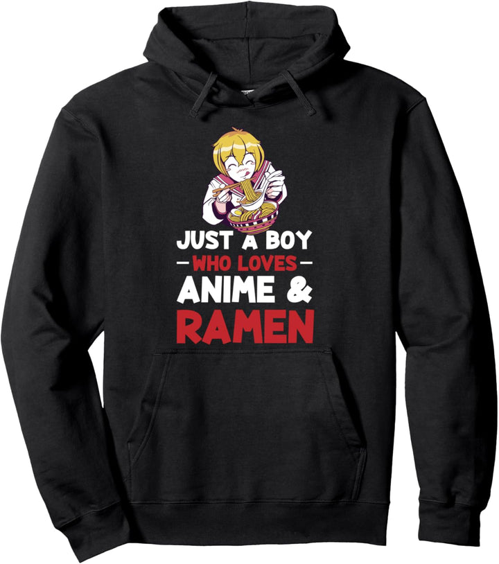 Nur ein Junge, der Anime-Anime-Anime liebt Pullover Hoodie