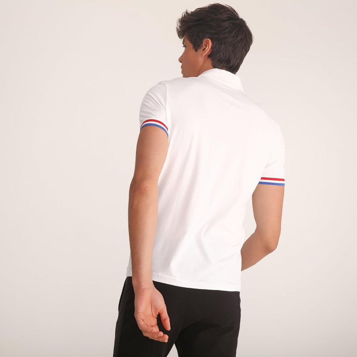 Le Coq Sportif Herren Polo Ss Presentation Tri N°1 M 4XL New Optical White, 4XL New Optical White