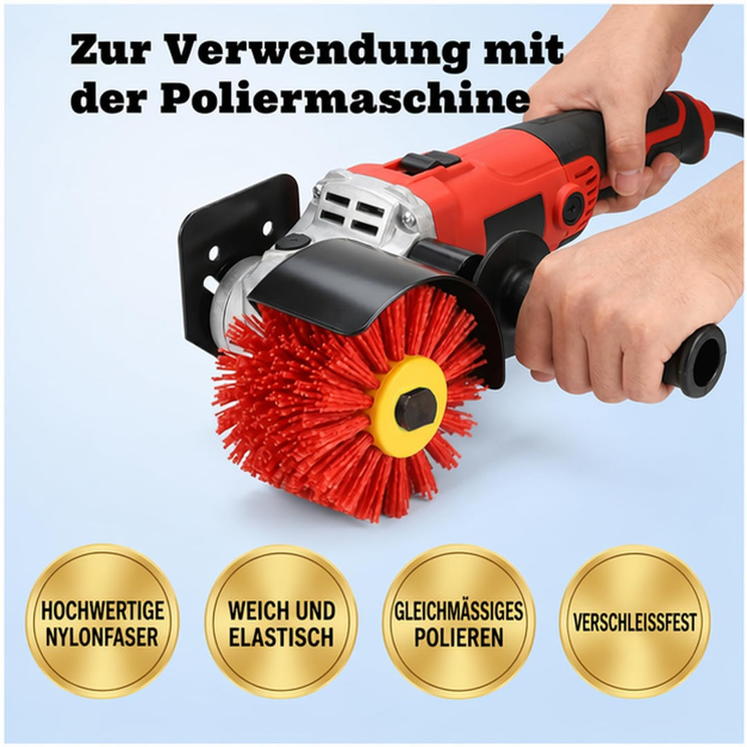 Nylonbürste , 80 Körnung Schleifbürsten , Körnung Nylonbürste, Polierbürste zum Holzverarbeitung, Gr