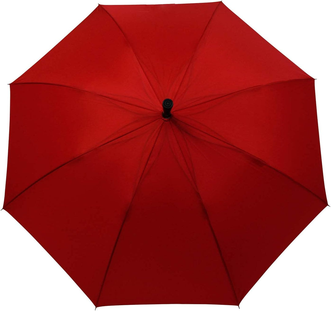 iX-brella Stützschirm höhenverstellbar mit Holzgriff - dunkelrot, Dunkelrot