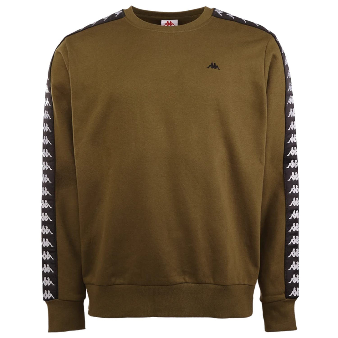 Kappa Men's Sweatshirt, Brown, L