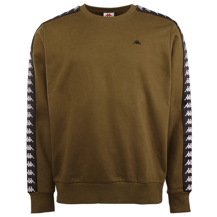 Kappa Men's Sweatshirt, Brown, L