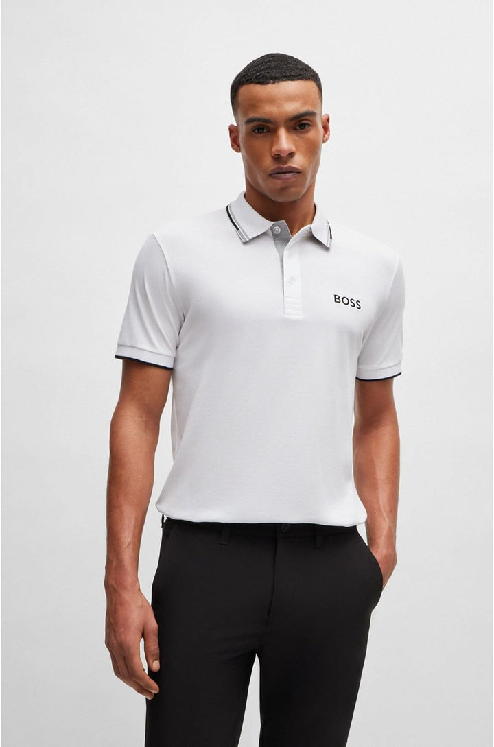 BOSS Herren Poloshirt L New - White100, L New - White100