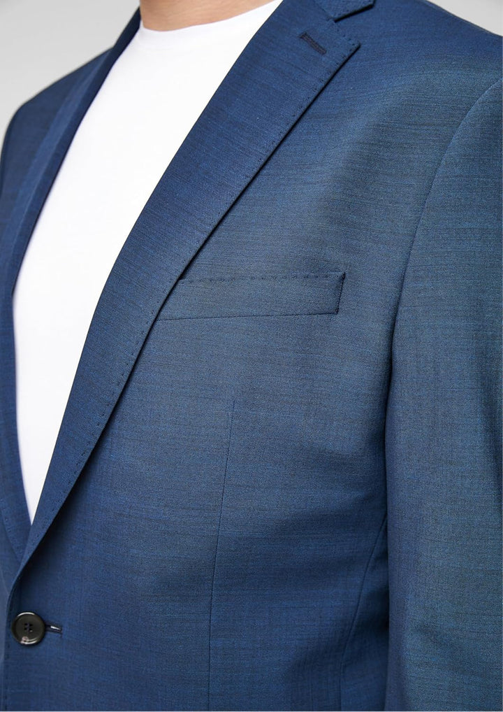 s.Oliver Slim Fit: Sakko mit Hyperstretch 40 Blau, 40 Blau