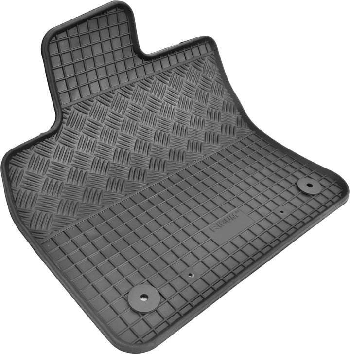 Passgenaue Kofferraumwanne und Gummifussmatten geeignet für SEAT Ateca 4x4 ab 2016 + Gurtschoner