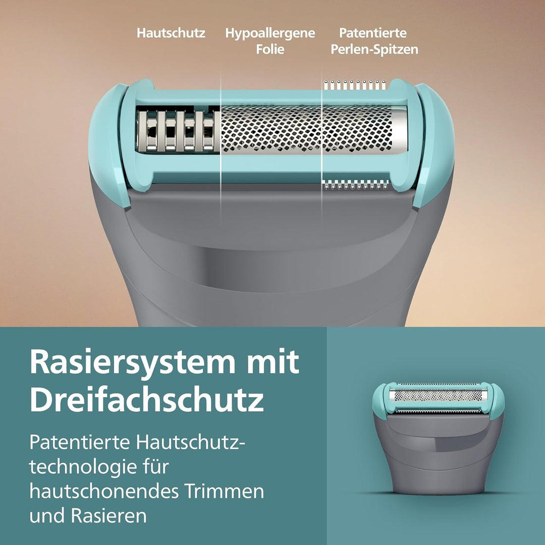 Philips Bodygroom 3000er-Serie – Herrentrimmer mit Dreifachschutz-Rasiersystem, trimmen und rasieren