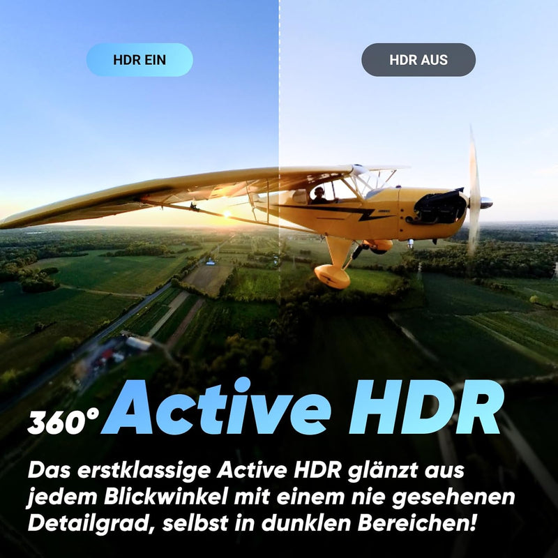 Insta360 X3 mit X3 Care Garantiekarte - wasserdichte 360°-Action-Kamera mit 48MP 1/2"-Sensoren, 5,7K