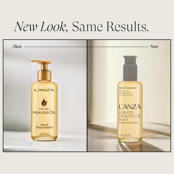 L'ANZA Keratin Heilöl Haarbehandlung (180 ml), Regeneriert, Belebt & Nährt Trockenes, Geschädigtes H