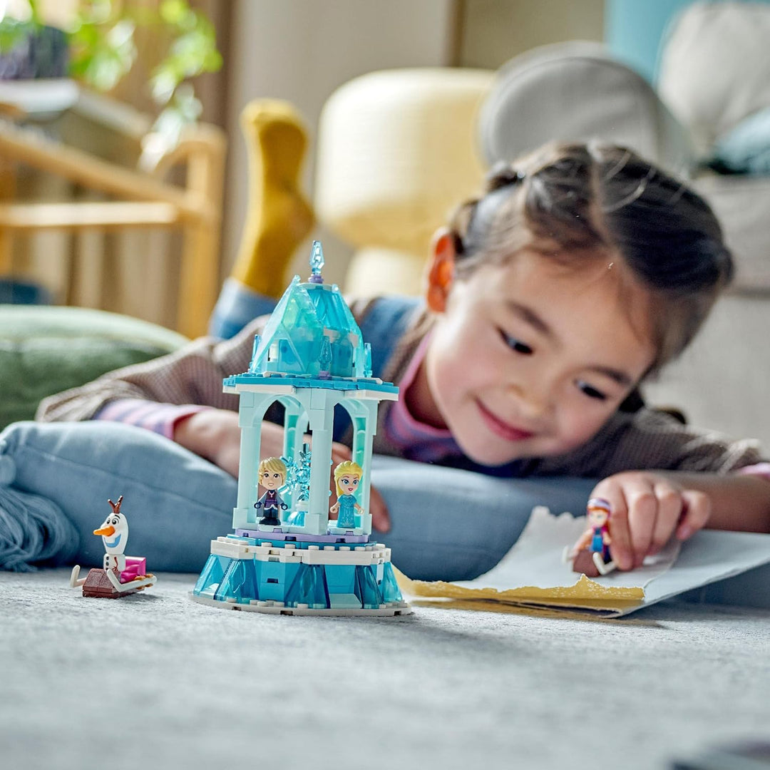 LEGO Disney Princess Annas und Elsas magisches Karussell, Die Eiskönigin Spielzeug, Inspiriert vom F