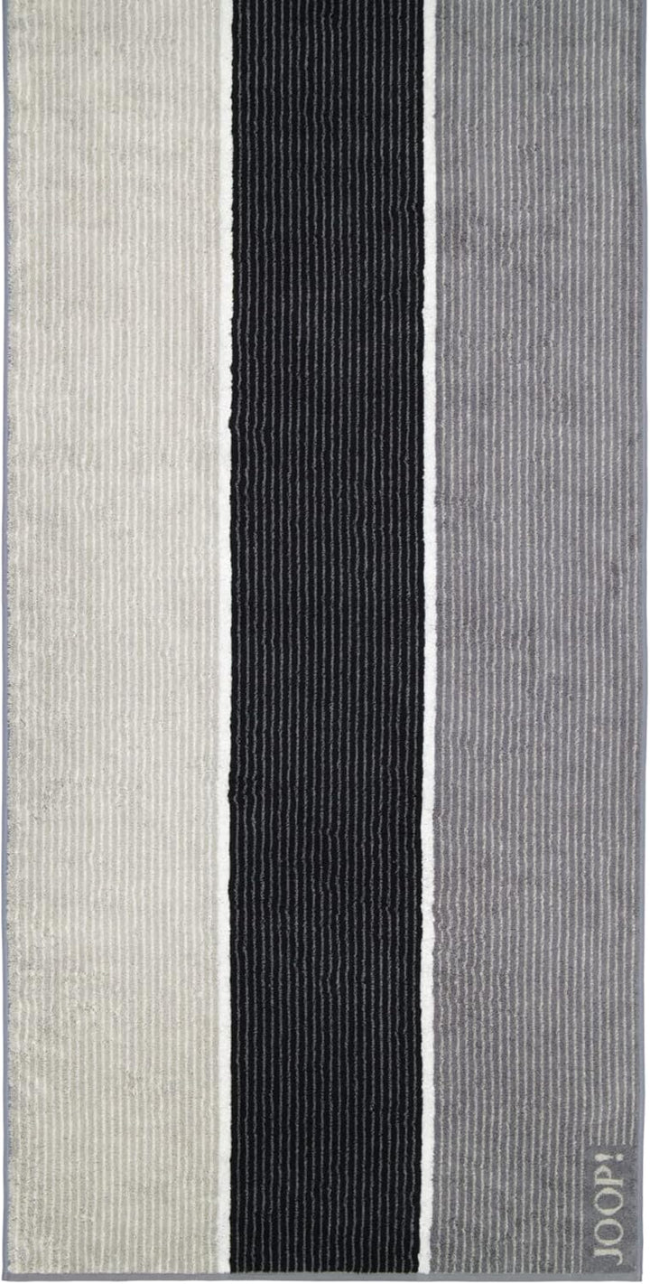 Joop! Handtücher Signature Lines 1658 schwarz - 97 Saunatuch 80x200 cm, Schwarz - 97 Saunatuch 80x20