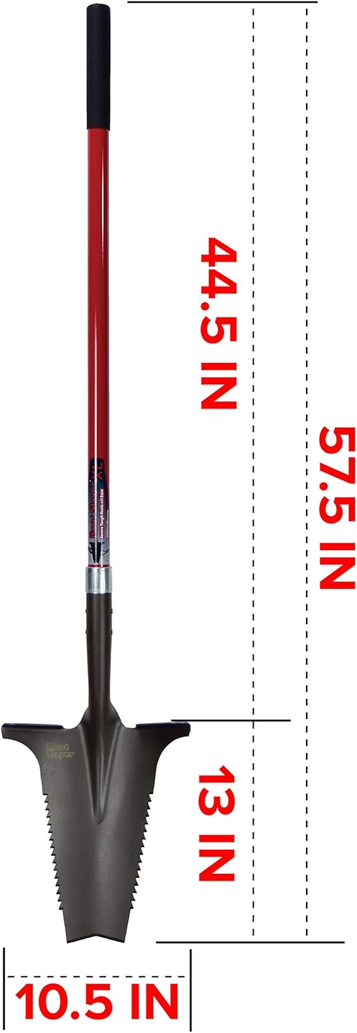 Radius Garden 22511 Root Slayer XL Wurzel-Spaten, Rot Wurzelstecher XL, Wurzelstecher XL
